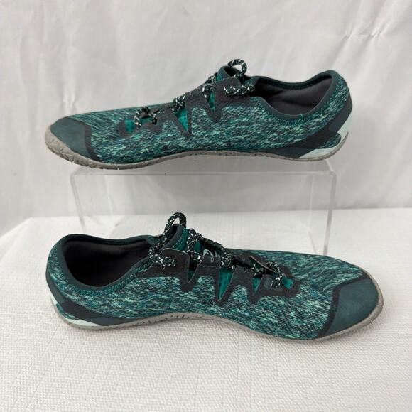 Merrell Vapor Glove 5 Shoes Womens Sz 9 Vibram Turquoise Barefoot Trail Running - Picture 10 of 11